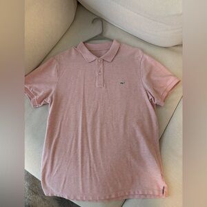 Vineyard Vines Light Pink Slim Fit Polo Shirt Size M